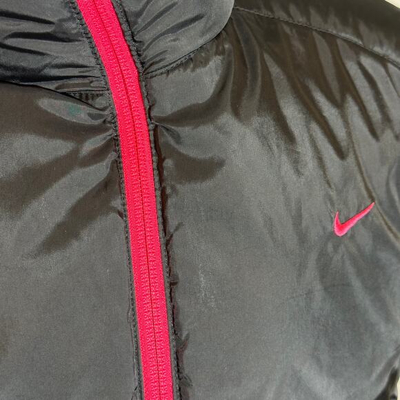 Nike Reversible Pink/Black Duck Down Puffer Vest Training Womens Large 12-14 L - Picture 12 of 12
